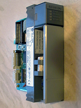 Allen-Bradley SLC-500 1747-L511/B CPU Module.