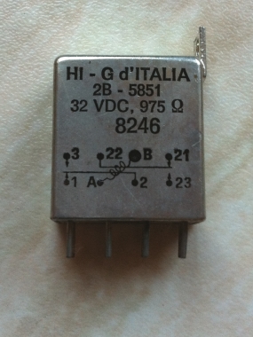 HI-G d'Italia 2B-5851 Relay.