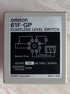 Omron Tateisi 61F-GP 110V Floatless Level Switch Controller.