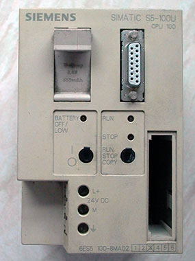 Siemens Simatic S5 6ES5 100-8MA02 CPU 100.