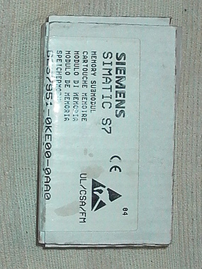 Siemens Simatic S7 6ES7 951-0KE00-0AA0 Memory Card.