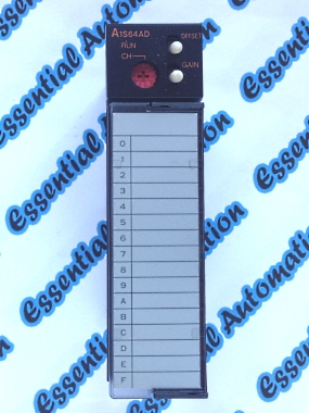 Mitsubishi Melsec PLC A1S-64AD - 4 Channel analogue to digital module.