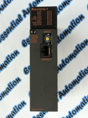 Mitsubishi Melsec PLC A1SJ71E71N-T Ethernet Module.