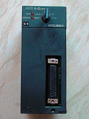 Mitsubishi Melsec PLC A2S CPU Module.