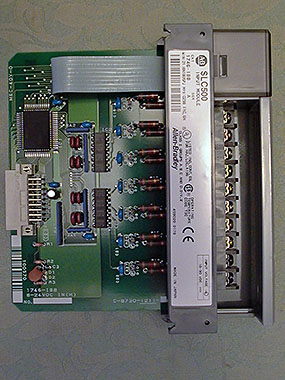 Allen-Bradley SLC-500 1746-IB8 Input Module.