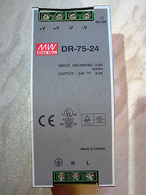 Mean Well DR-75-24 PSU Power supply.