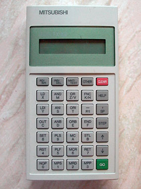 Mitsubishi Melsec FX-10P-E PLC Programmer.