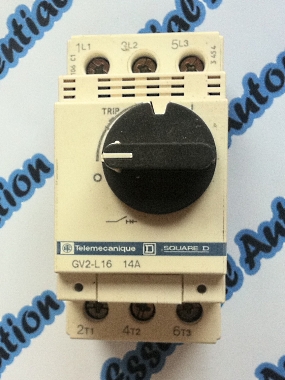 Telemecanique / Schneider GV2-L16 / GV2L16 motor circuit breaker.
