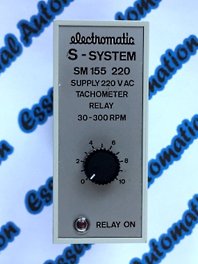 Electromatic S-System SM155-220-300 Tachometer Relay.