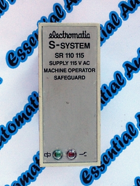 Electromatic SR110 115 Machine Operator Safety Rekay